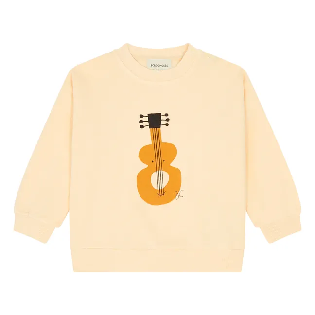 Sweatshirt Gitarre | Gelb