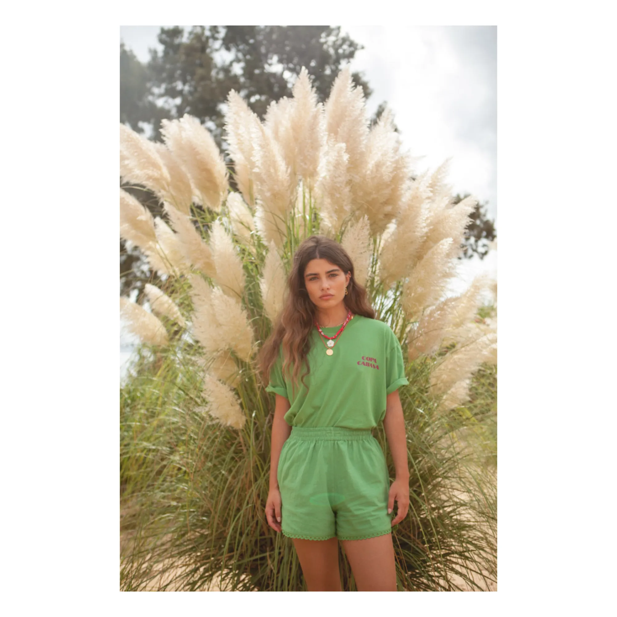 Marlot Paris Women's Green Roma Shorts - Collection