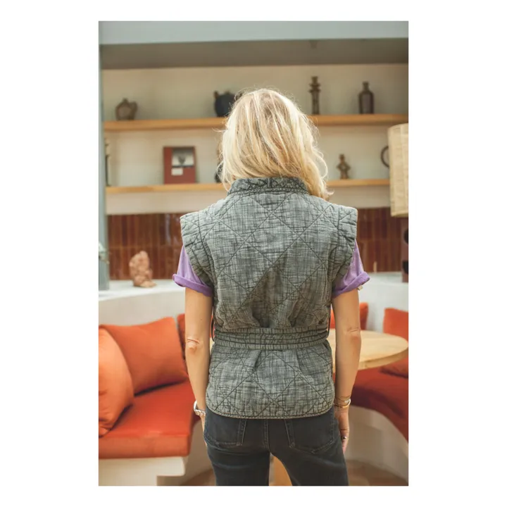 Veste Sans Manches Anab - Collection Femme | Gris- Image produit n°2