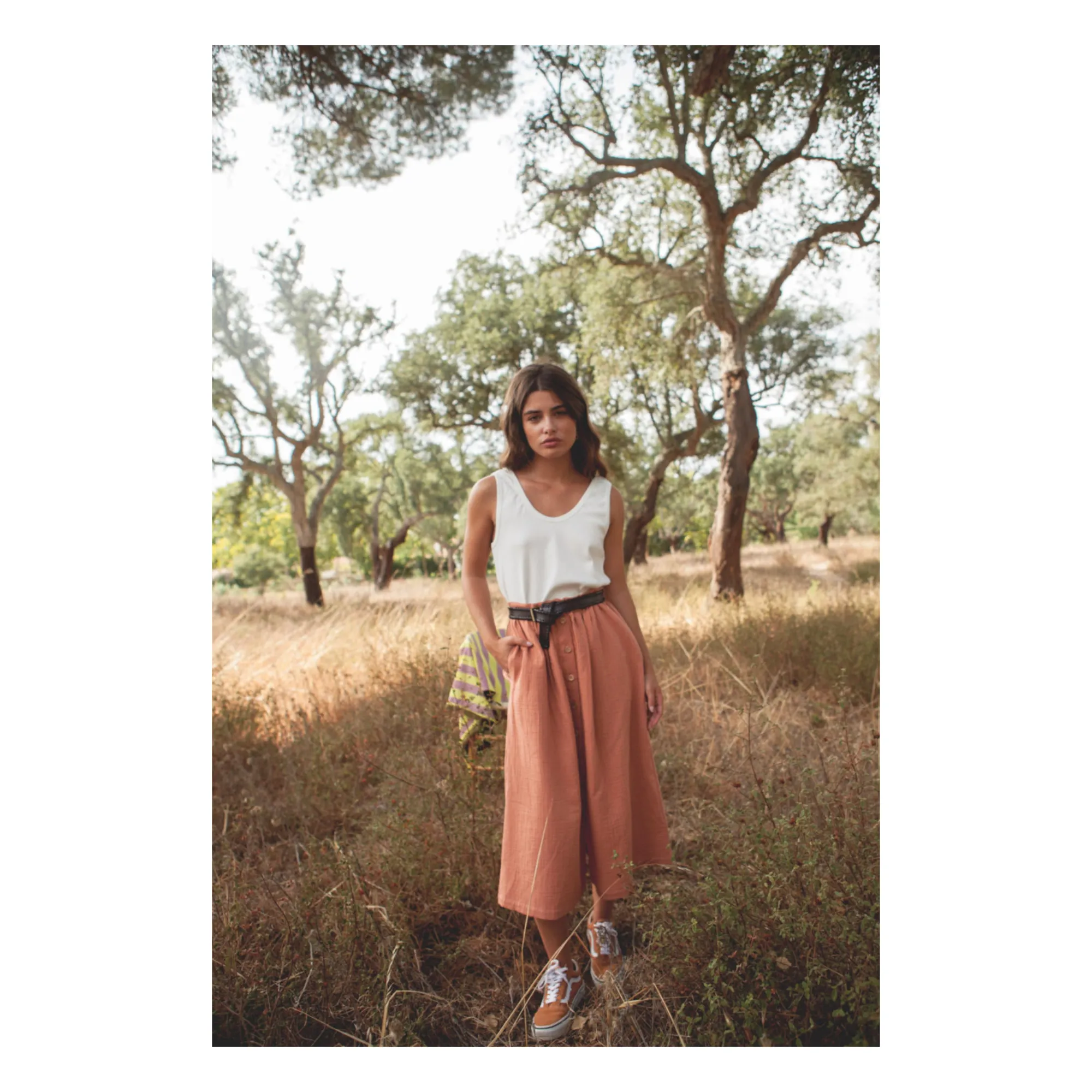 Marlot Paris Women's Dusty Pink Minette Skirt - Collection