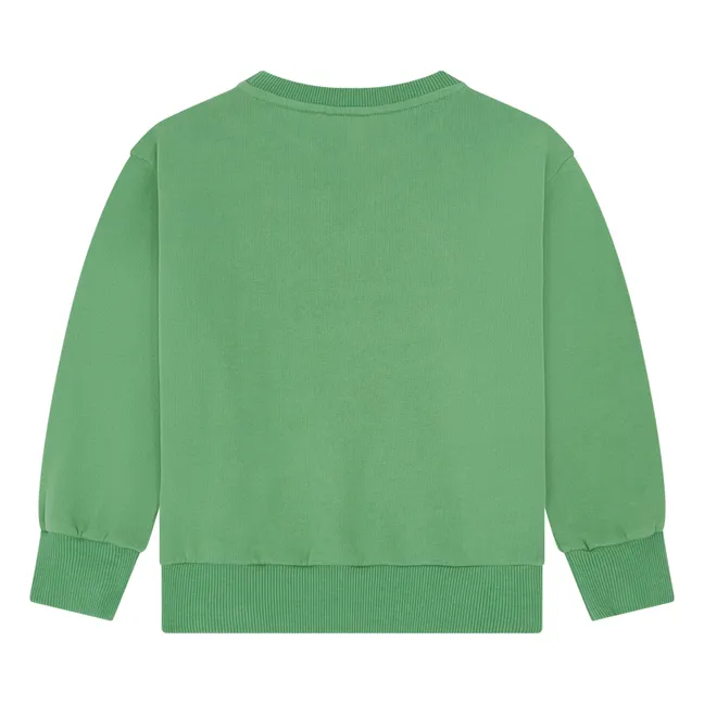 Sweatshirt aus Bio-Baumwolle  | Grün