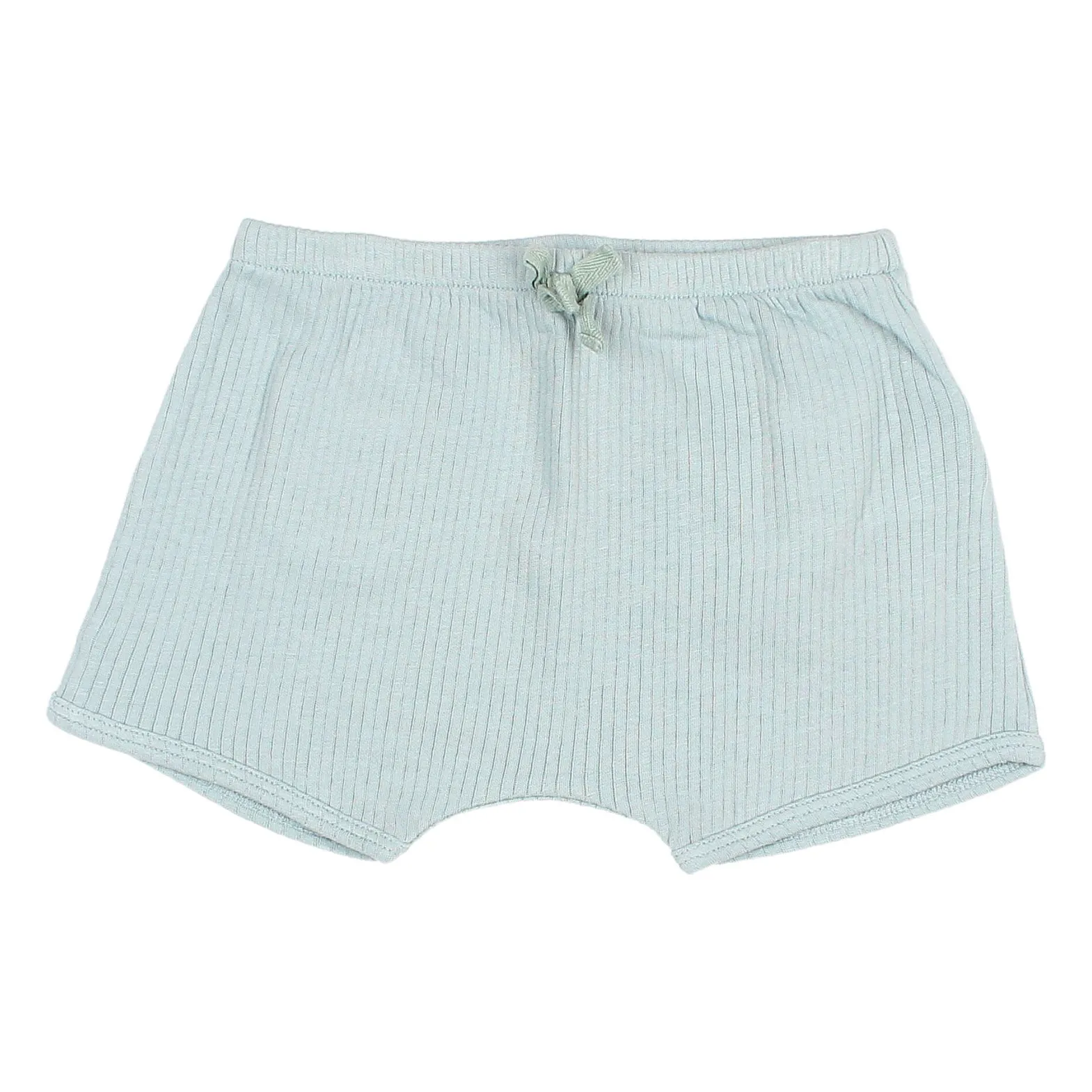 Búho Blue Green Ribbed Jersey Shorts