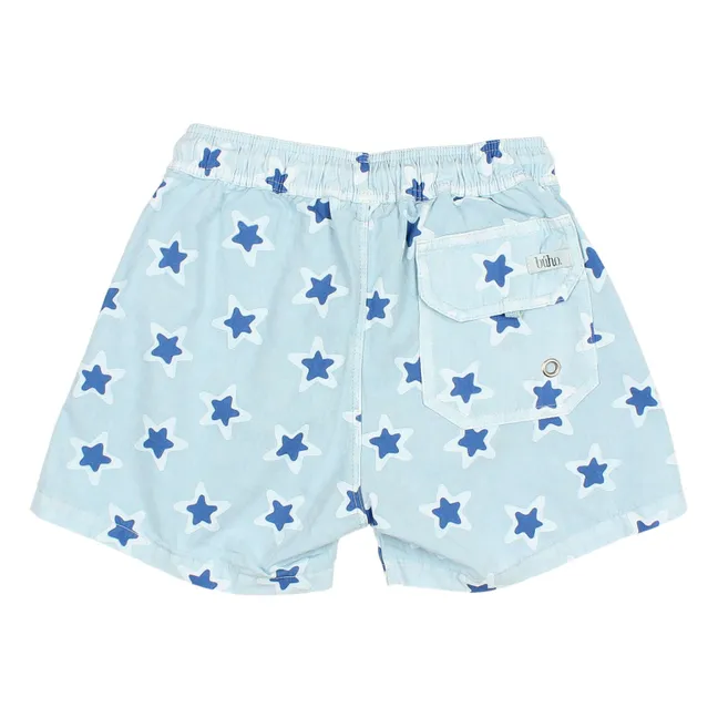 Star Swim Shorts | Light blue