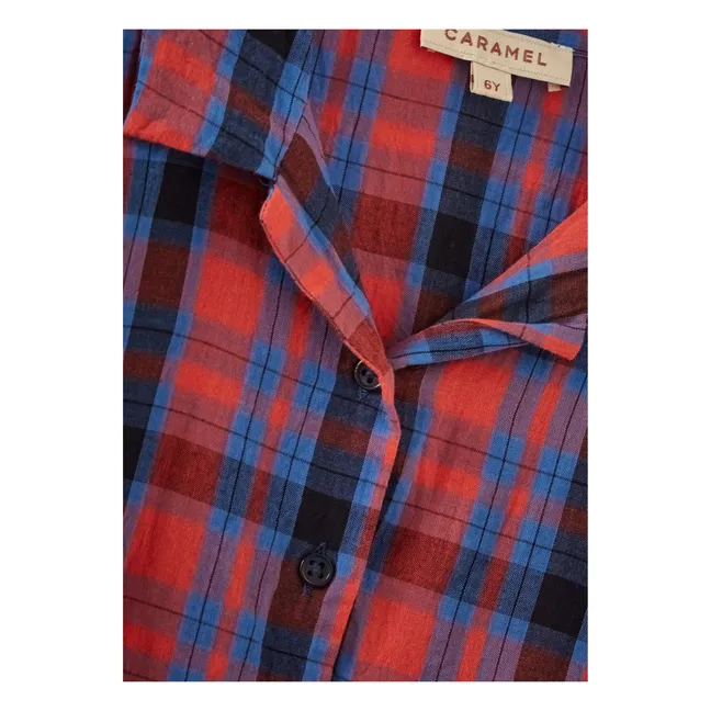 Camisa de tartán de bambú | Rojo