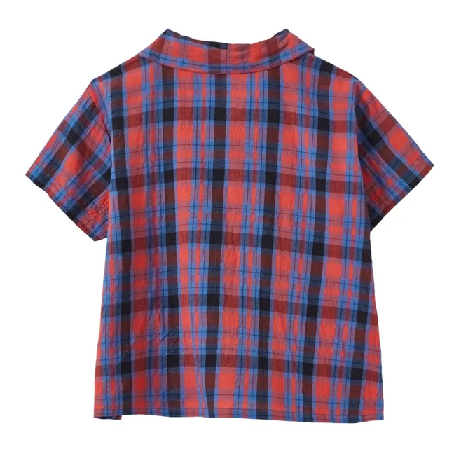 Camisa de tartán de bambú | Rojo