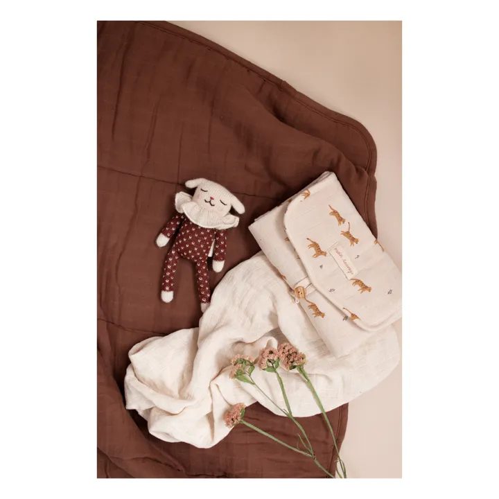 Plüschkalb Pyjama | Terracotta- Produktbild Nr. 0