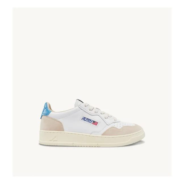 Medalist Low Leather/Suede Sneakers | Light Blue