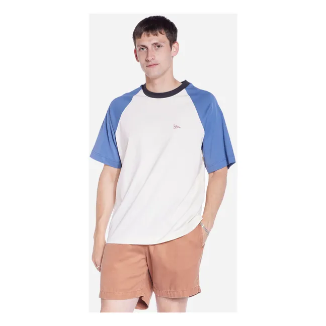 Camiseta Harper de algodón orgánico | Azul