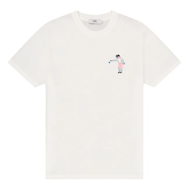Camiseta Bouliste de algodón orgánico | Crudo