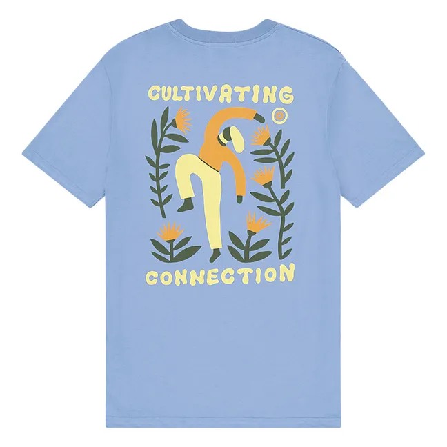 T-Shirt Cultivating Bio-Baumwolle | Blau