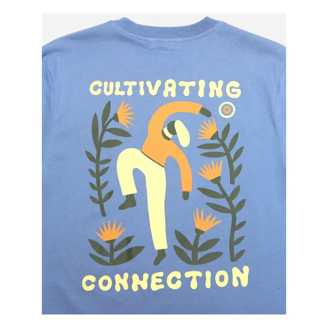 T-shirt Cultivating Coton Bio | Bleu