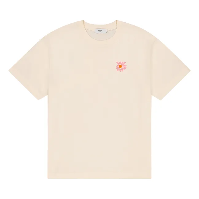 T-shirt Spring Coton Bio | Ecru