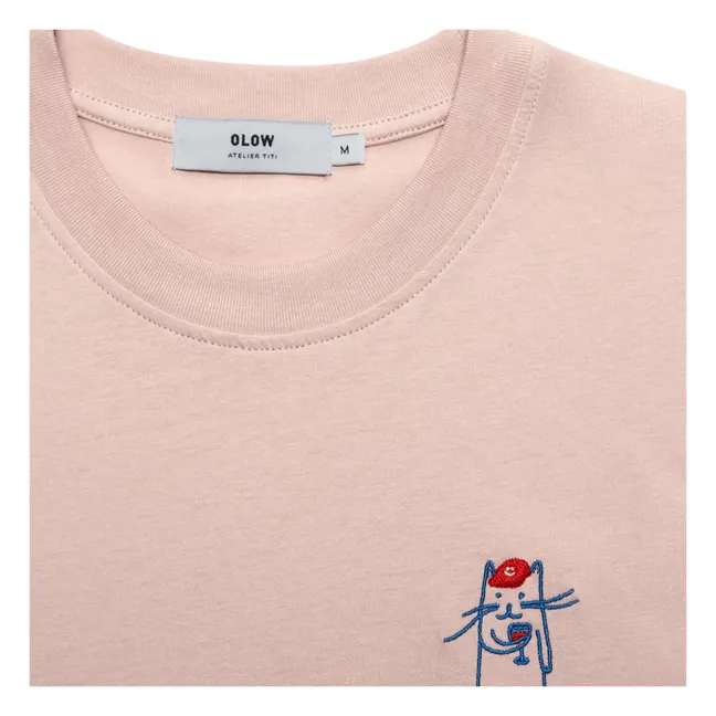 T-shirt Jaja Coton Bio | Rose pêche
