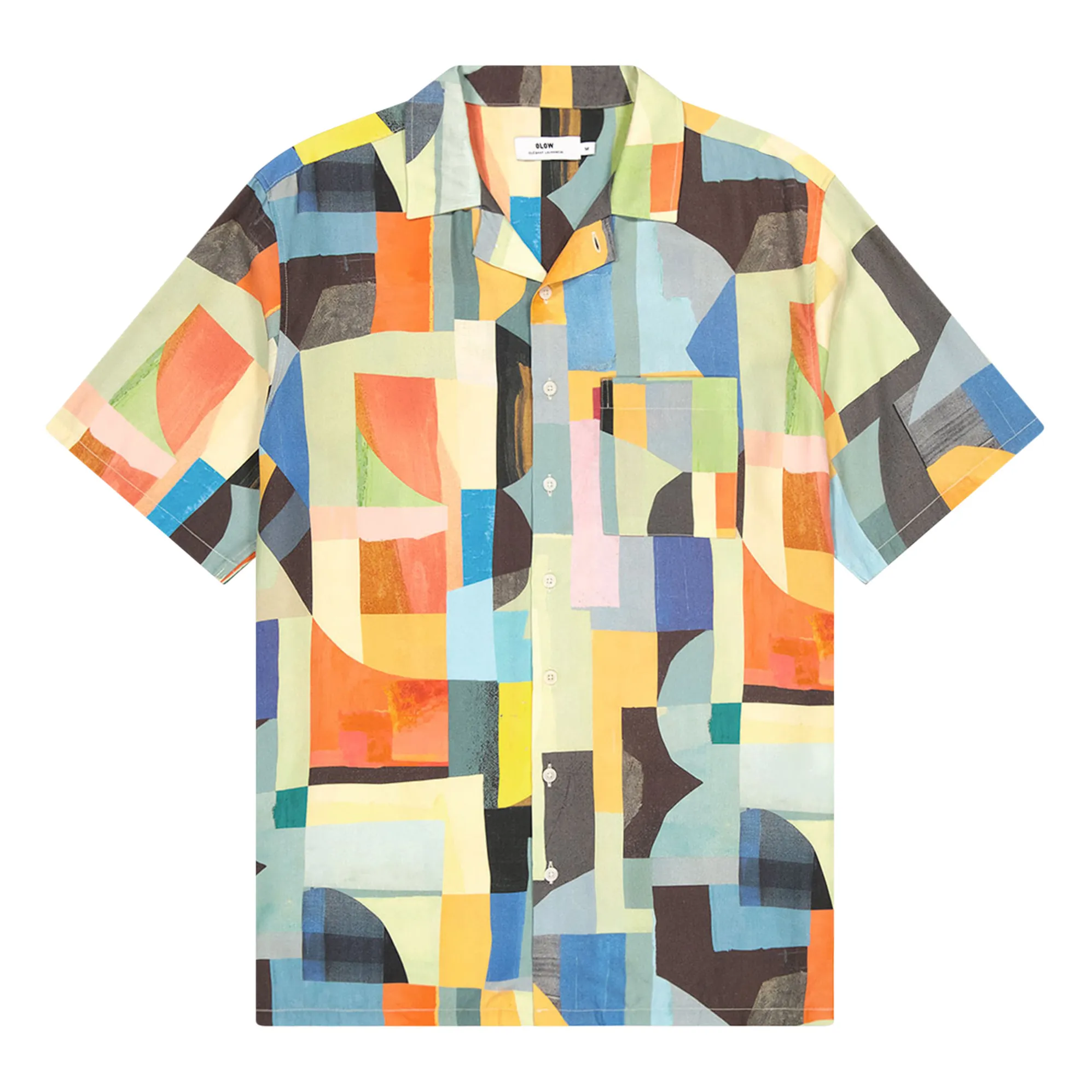 Olow Blue Aloha Blouse