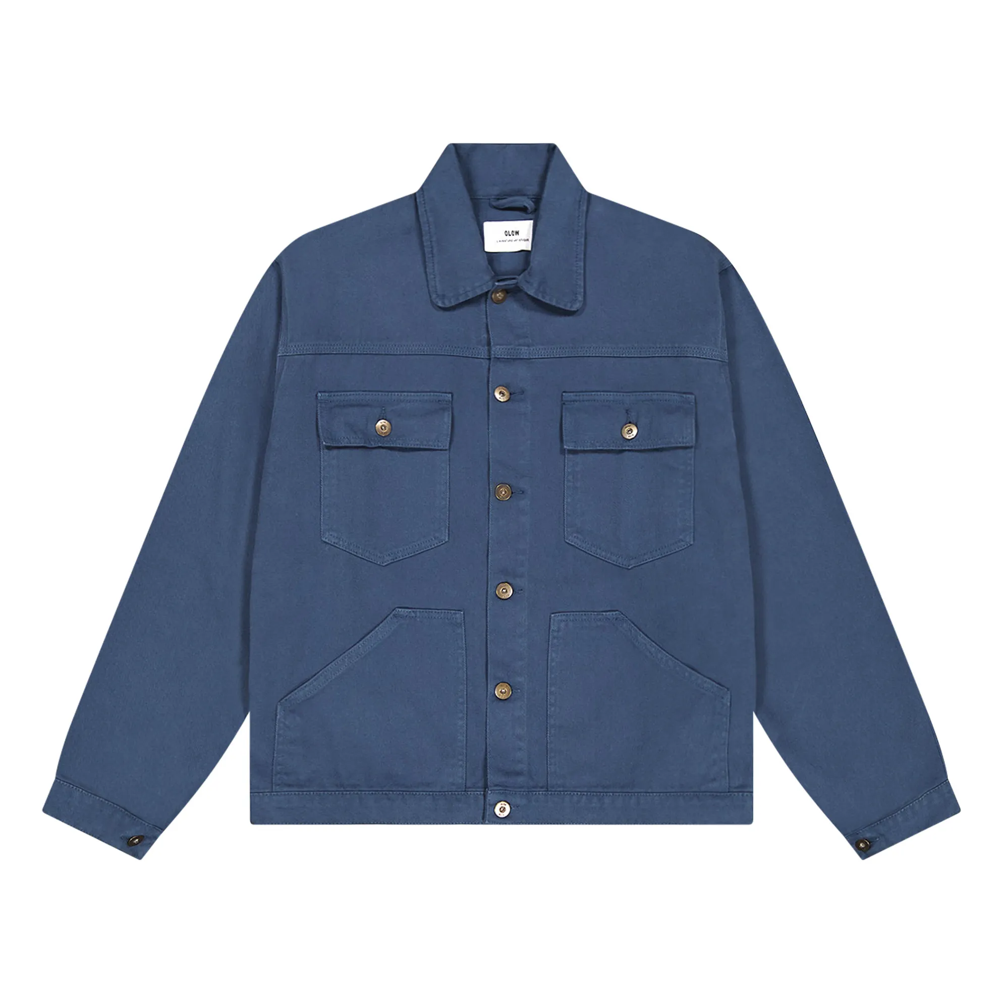 Olow Blue Hekinan Organic Cotton Jacket