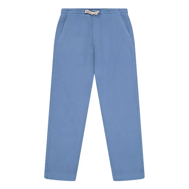 Pantaloni Hatha in cotone biologico | Blu