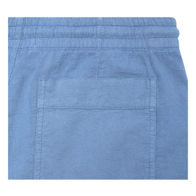 Pantalon Hatha Coton Bio | Bleu