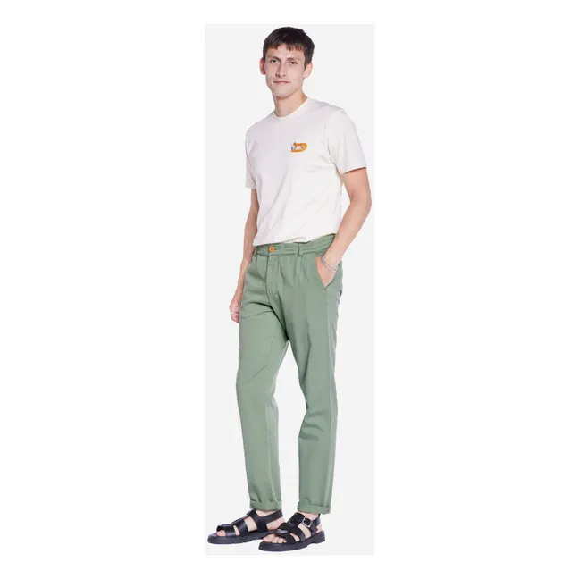 Pantalon Chino Coton Bio | Sauge