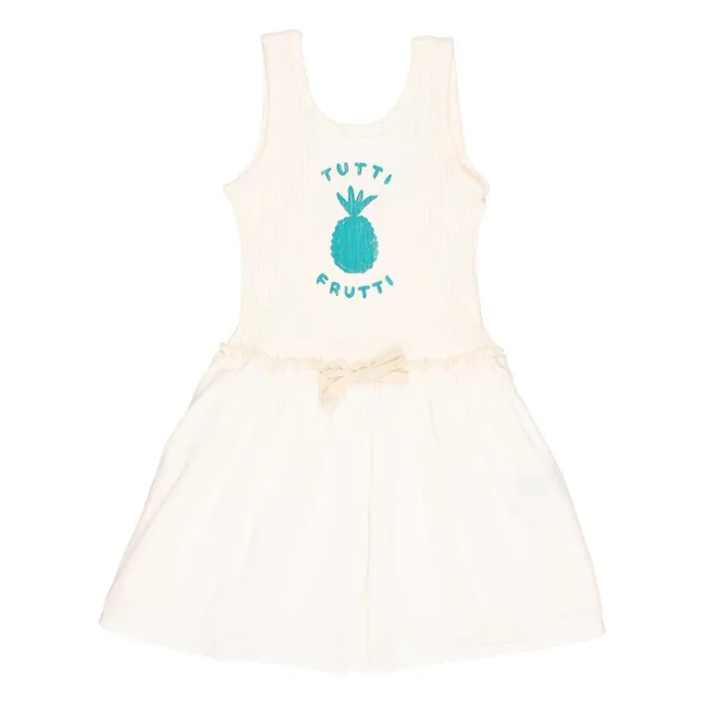 Exclusive Buho x Smallable - Pineapple Dress | White