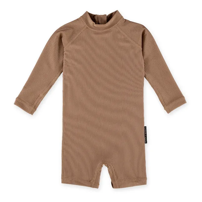 Combinaison Anti-UV Côtelée | Marron