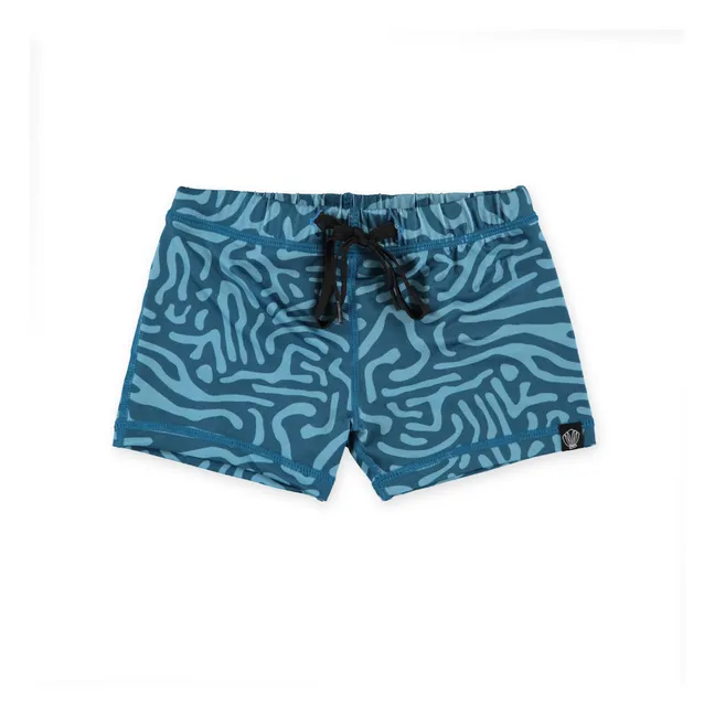 Deep Ocean UV Protection Swim Shorts | Blue