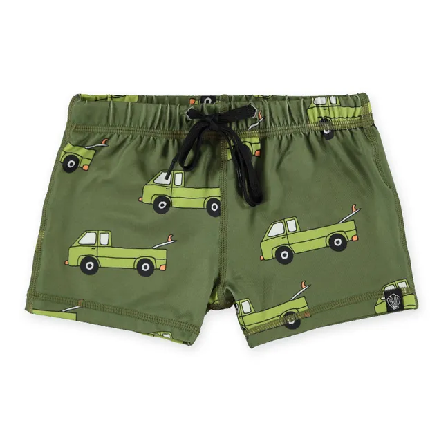 Just Cruisin UV Protection Swim Shorts | Dark green