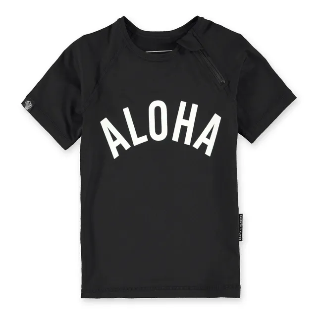 Maglietta Aloha Anti-UV | Nero