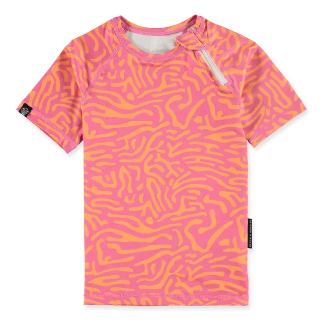 Coral Anti-UV T-Shirt | Orange