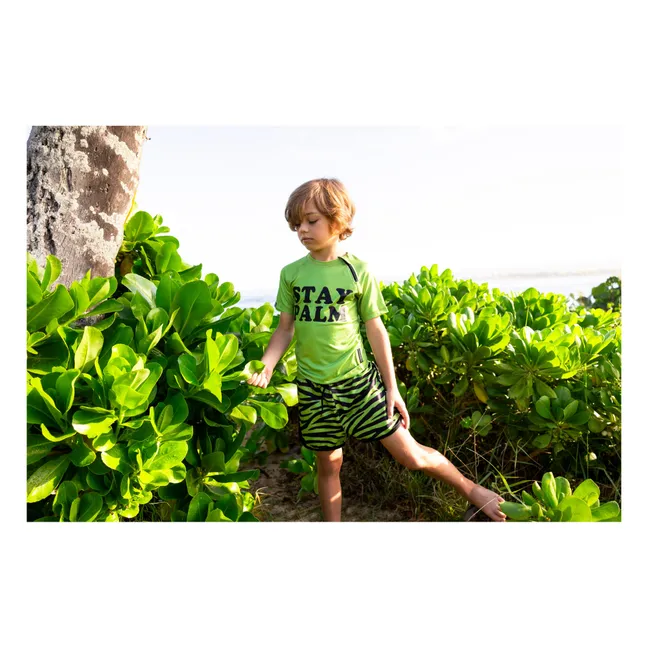 Maglietta Stay Palm con protezione UV | Verde