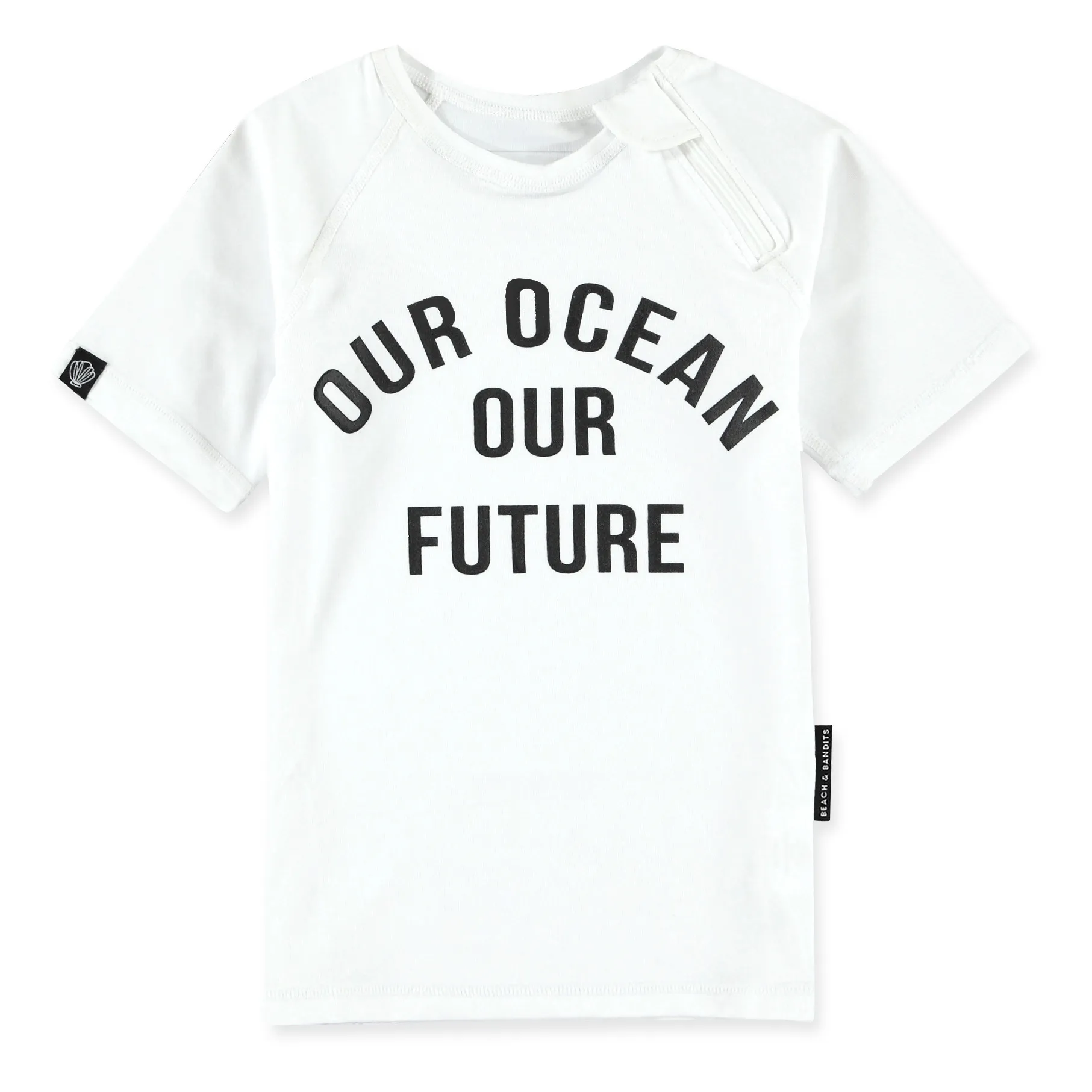 T-Shirt Anti-UV Ocean | Blanc- Image produit n°0