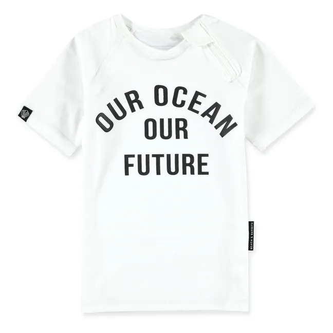 T-Shirt Anti-UV Ocean | Blanc