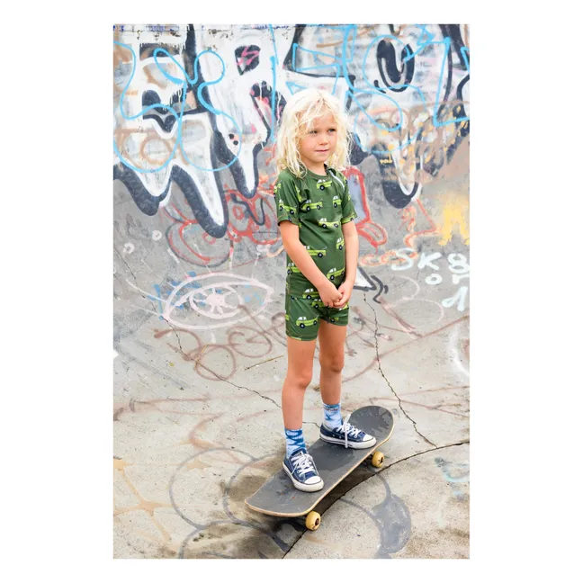 Just Cruisin UV Protection T-Shirt | Dark green