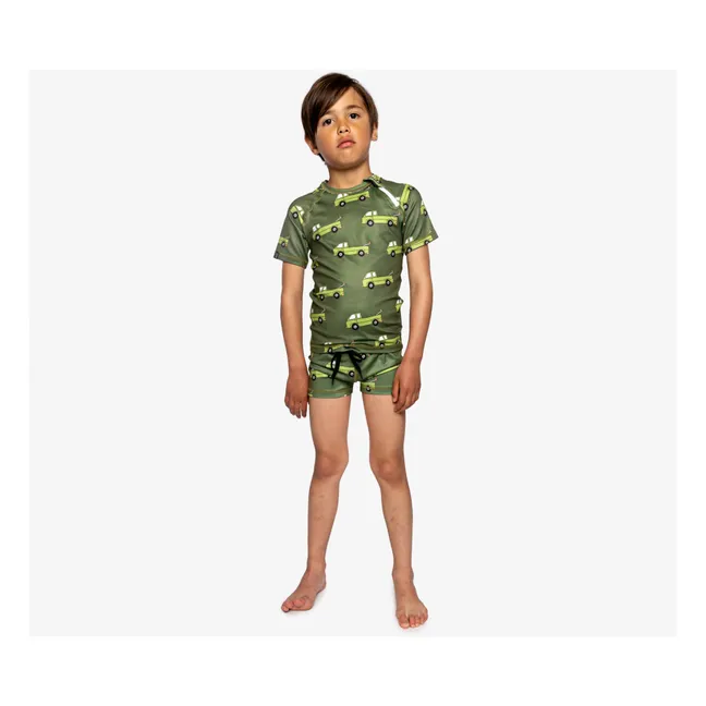 Just Cruisin UV Protection T-Shirt | Dark green