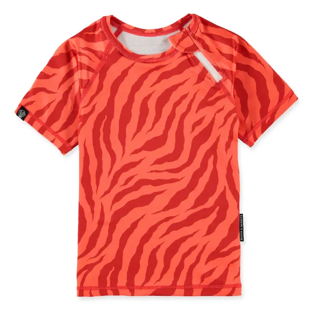 T-Shirt Anti-UV Stripes of Love | Rouge
