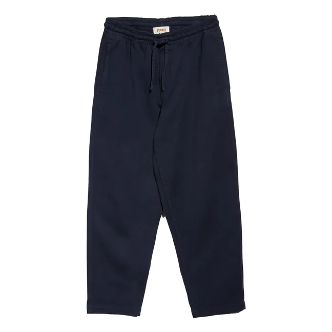 Pantalones de algodón orgánico Alva Skate | Azul Marino