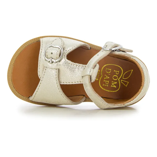 Poppy Bucky sandals | Gold