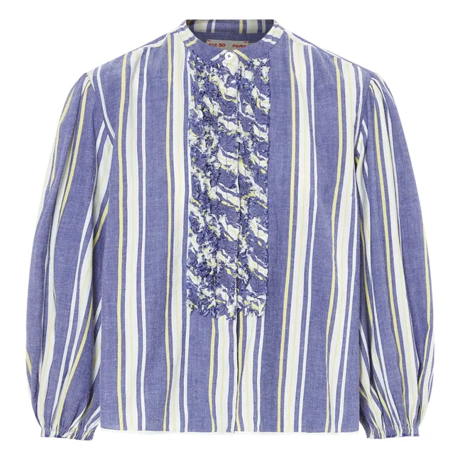 Blusa de rayas Maguette | Azul Marino