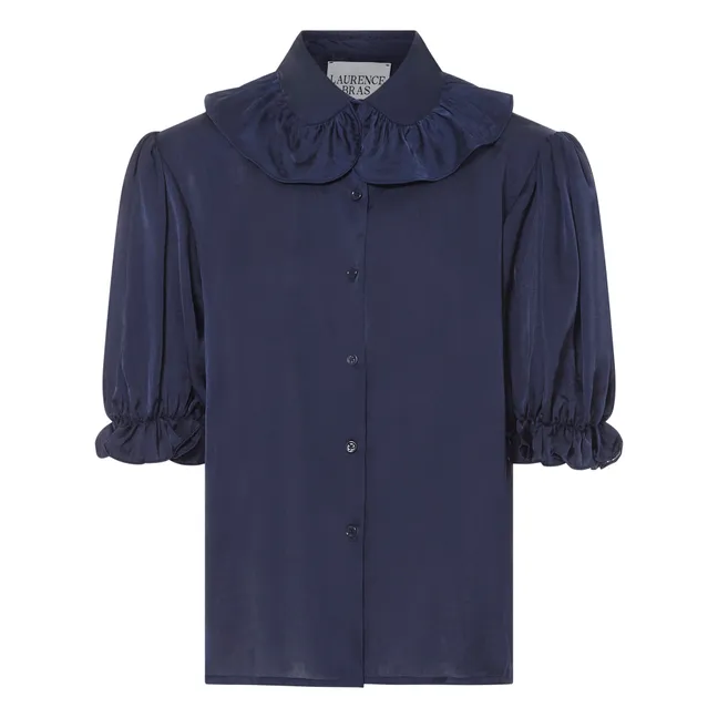Sauce blouse | Navy blue