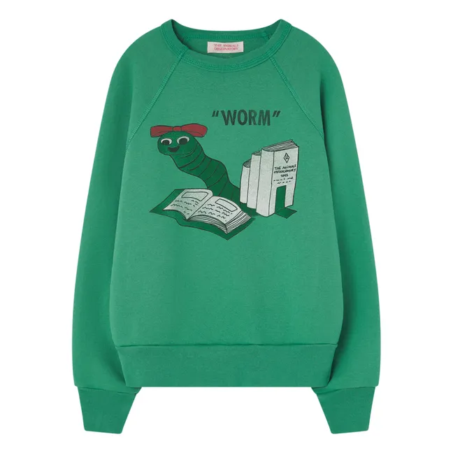 Shark Worm sweatshirt | Green