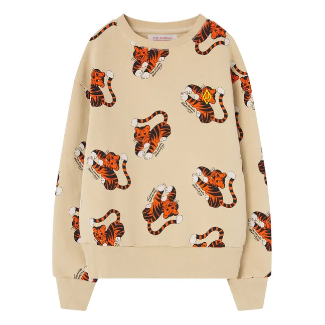 Tiger Bear sweatshirt | Beige