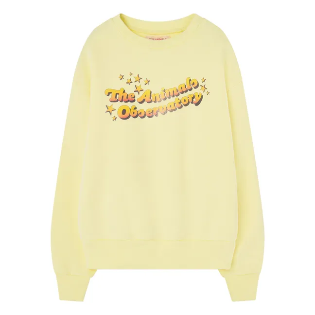 Bear Sweatshirt | Pale yellow