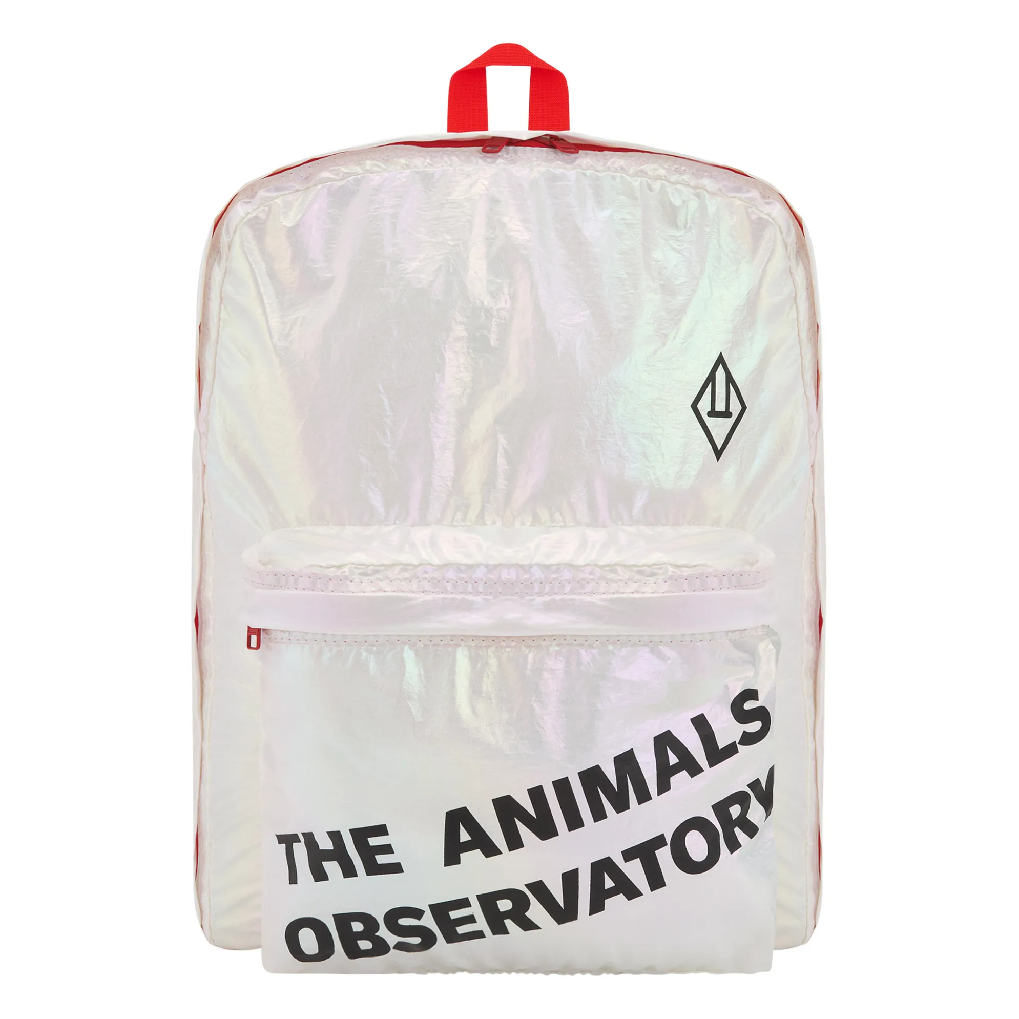 The Animals Observatory - Iridescent Backpack - White The Animals Observatory - Iridescent Backpack - White