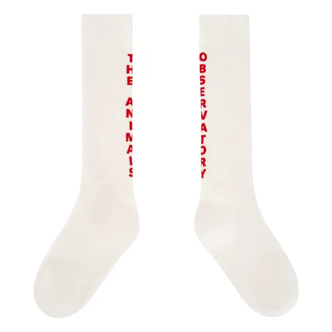 Worm socks | Ecru