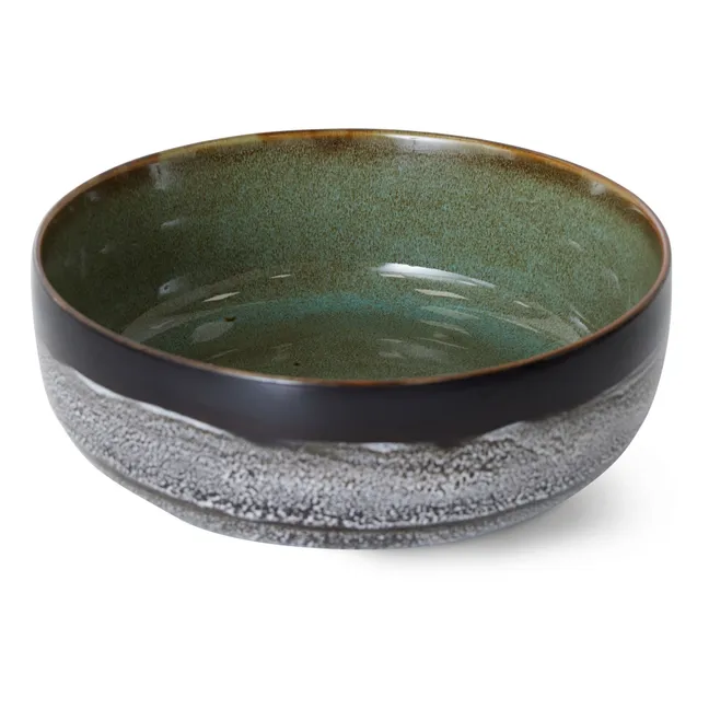 Stoneware salad bowl | Black