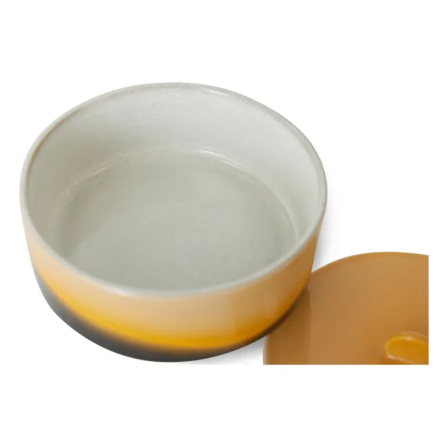 Stoneware bowl | Yellow