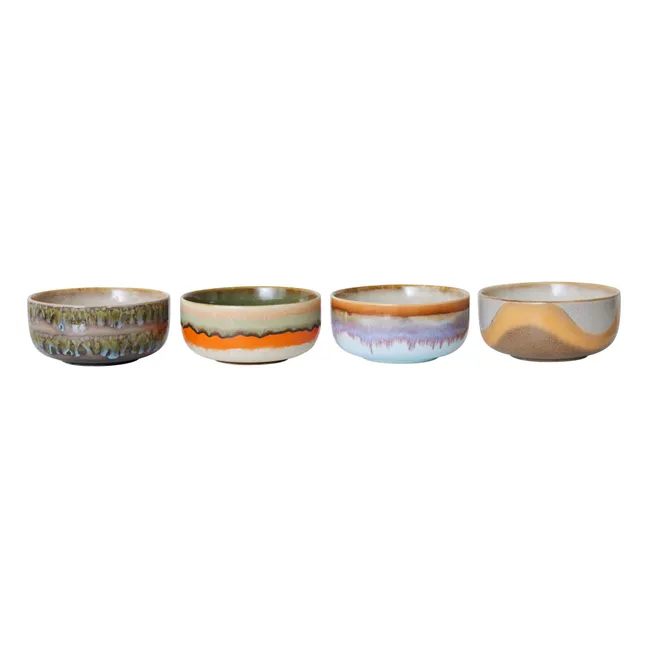 Stoneware bowl - Set of 4