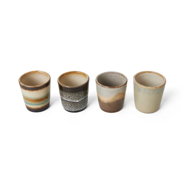 Stoneware egg cups - Set of 4