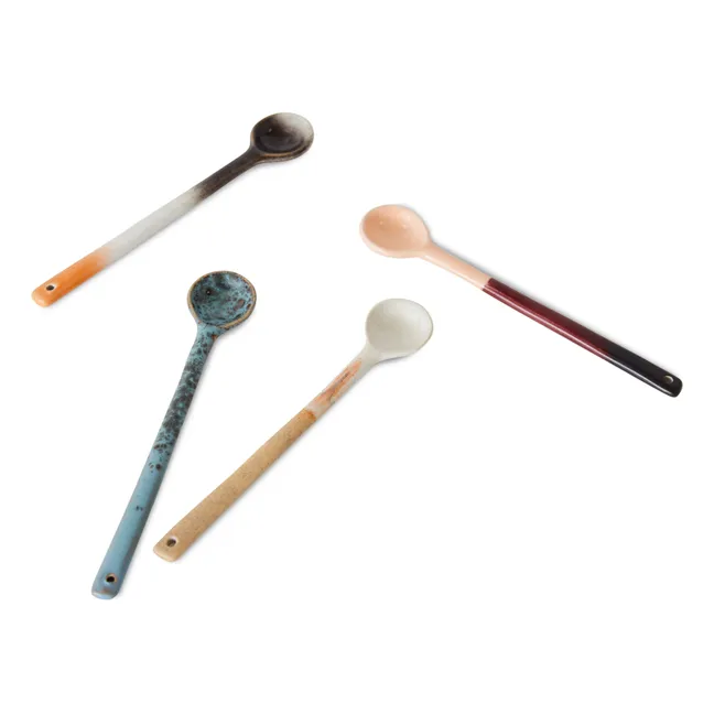 Stoneware spoons - Set of 4
