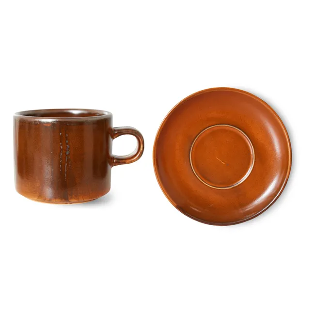 Tasse et soucoupe Chef ceramics | Terracotta