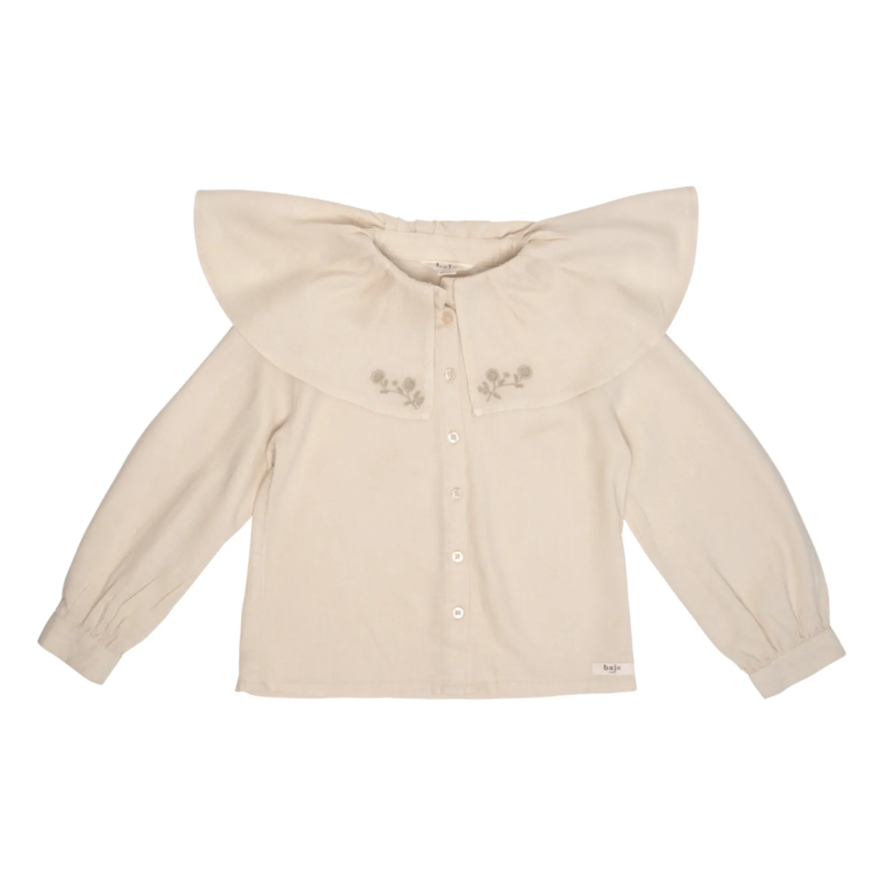 Baje Studio Sand Ruby Embroidered Blouse